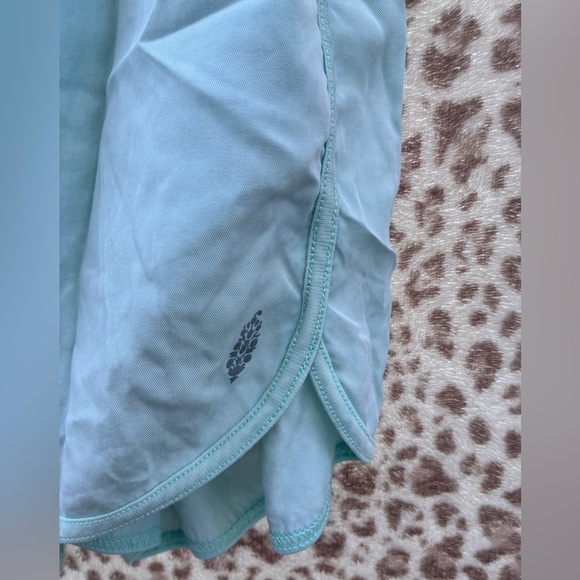 Free People Sky Blue High Waist Women's Shorts - Picture 3 of 5